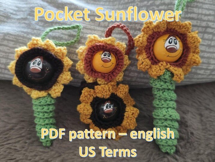 Sonnenblume im Taschenformat Sorgenwürmchen