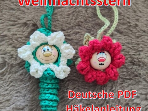 Weihnachtsstern Blumenwürmchen Sorgenwürmchen