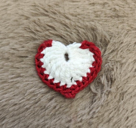 Sweetheart Crochet Pattern Worry Worm english US terms