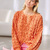 Jacke mit Blattmuster
