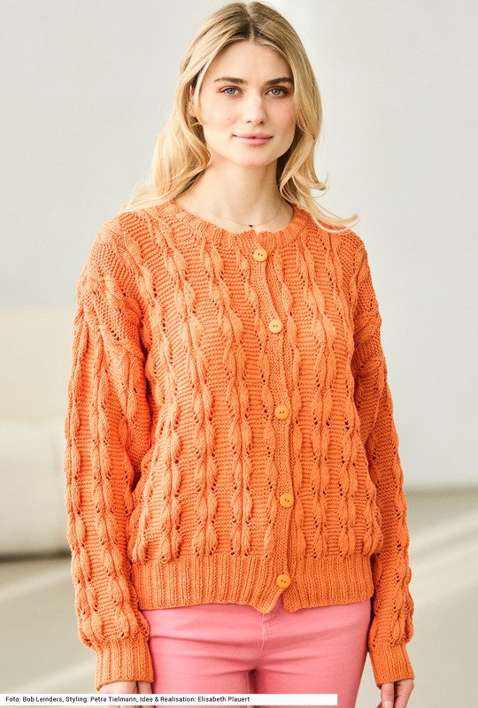 Jacke mit Blattmuster - Bild 5
