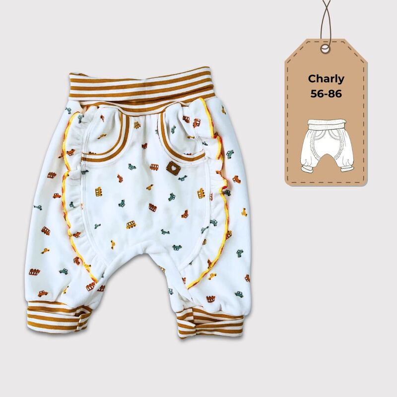 Schnittmuster Babyhose Charly – Pumphose  Gr. 56-86 - Bild 9