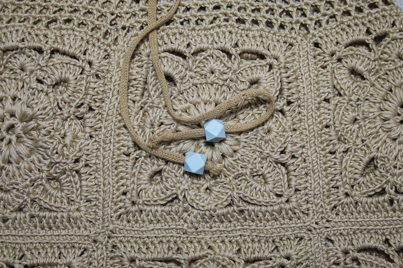 Crocheted skirt with granny squares in sizes S - XL