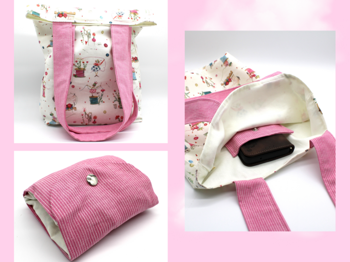 Nähanleitung Tasche Beutel Einkaufstasche