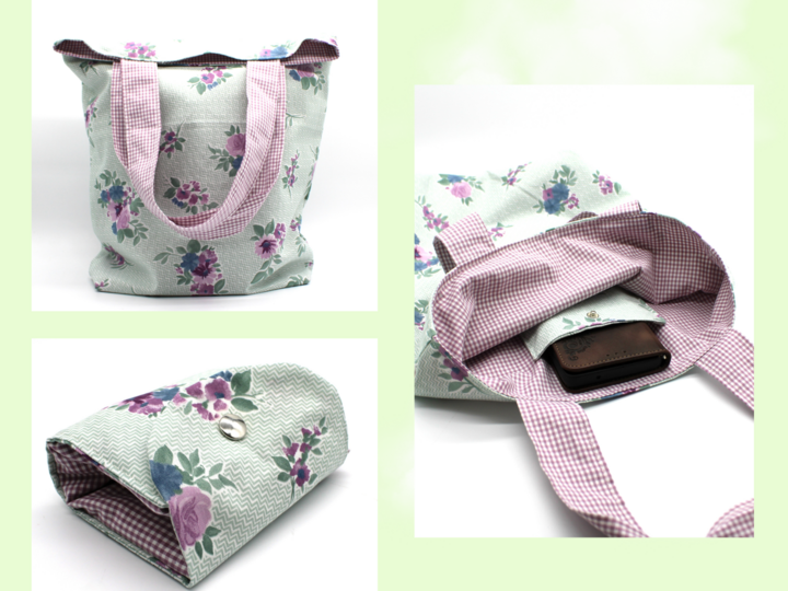 Nähanleitung Tasche Beutel Einkaufstasche