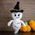 Häkelanleitung Geist – Halloween Amigurumi aus Chenillegarn
