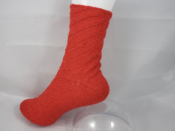 Strickanleitung Mustersocke "Diagonals"