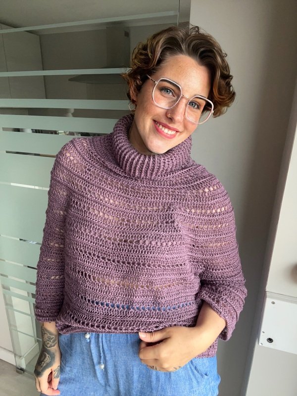 Häkelanleitung Rollkragenpulli "STELLA" - Bild 12