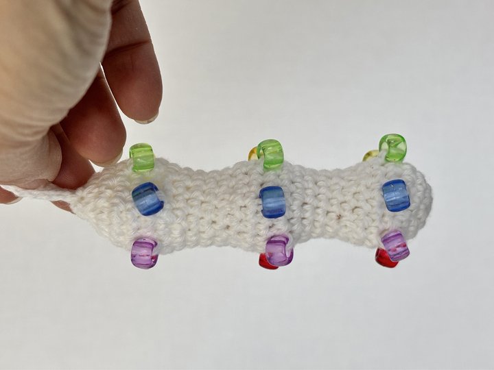 Fidget-Spielzeug mit Murmel, Murmelschieber, Taschenbaumler, Stresspielzeug