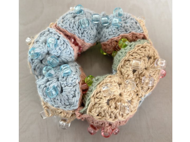 Flexagon Perlen, Häkelanleitung, Stress Spielzeug, Granny Square Spiezeug