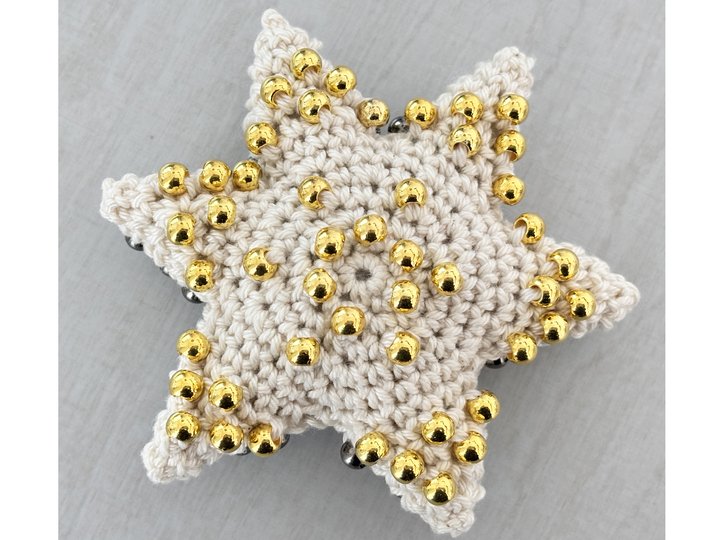 Beaded Crochet Fidget Pattern, Star crochet pattern, Fidget Toy, No Sew