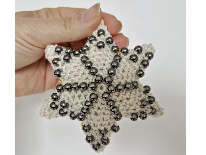 Beaded Crochet Fidget Pattern, Star crochet pattern, Fidget Toy, No Sew