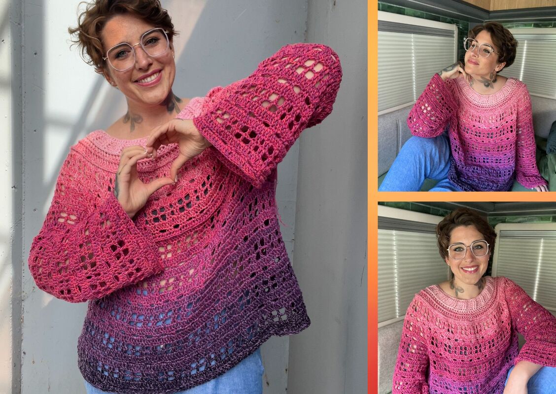 Häkelanleitung Pulli "ROADTRIP QUEEN"