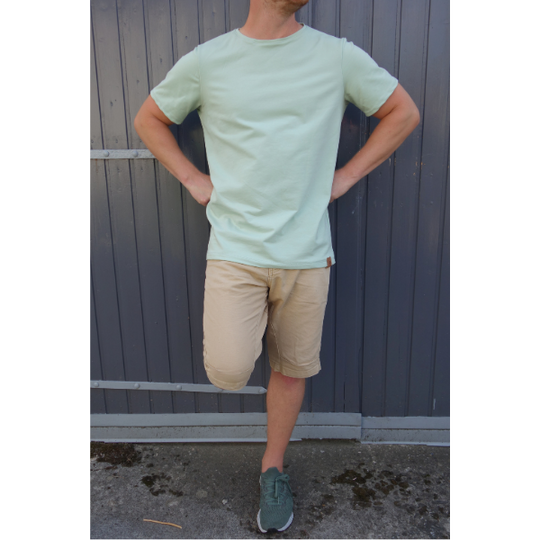 Schnittmuster Herren T Shirt PDF – Basicshirt nähen XS–XXXL