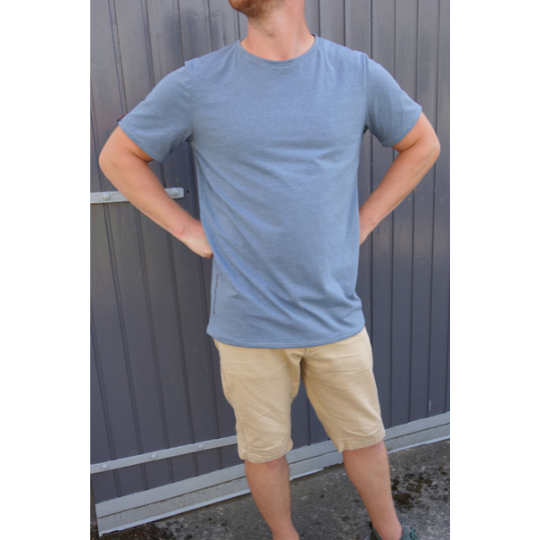 Schnittmuster Herren T Shirt PDF – Basicshirt nähen XS–XXXL