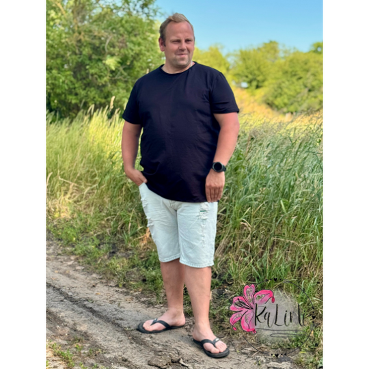 Schnittmuster Herren T Shirt PDF – Basicshirt nähen XS–XXXL