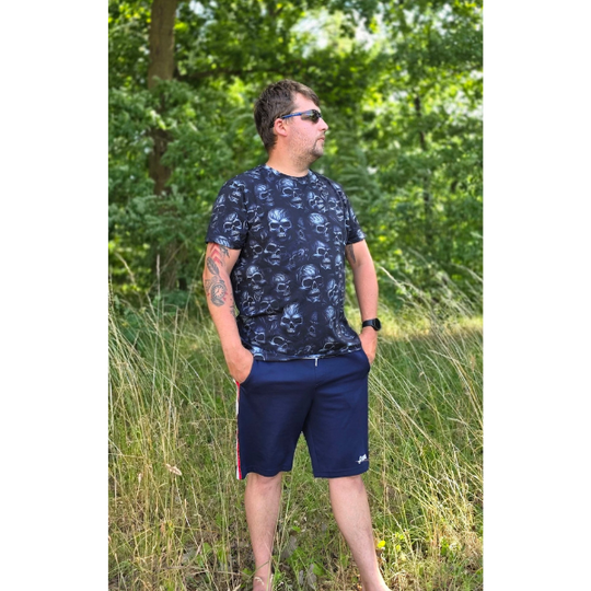 Schnittmuster Herren T Shirt PDF – Basicshirt nähen XS–XXXL