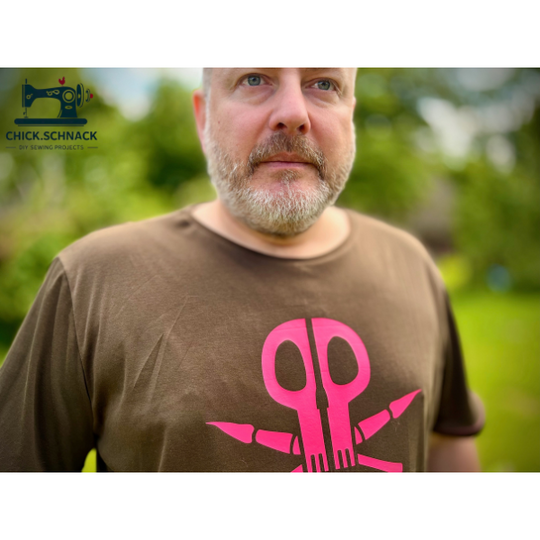 Schnittmuster Herren T Shirt PDF – Basicshirt nähen XS–XXXL