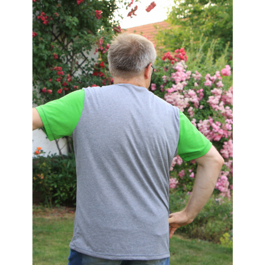 Schnittmuster Herren T Shirt PDF – Basicshirt nähen XS–XXXL