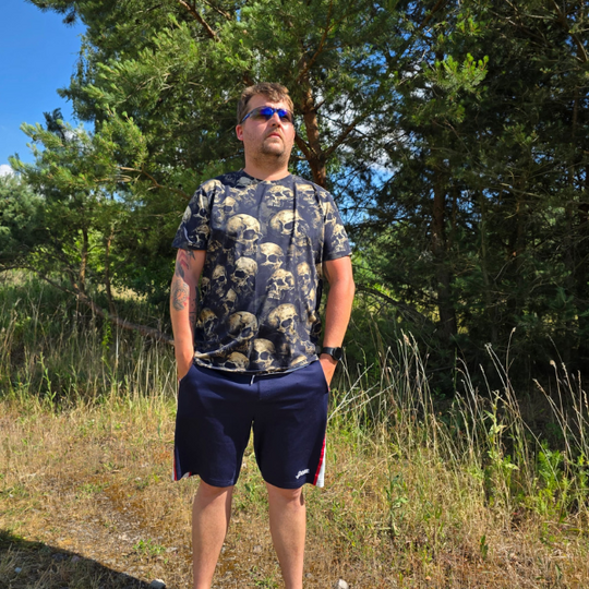 Schnittmuster Herren T Shirt PDF – Basicshirt nähen XS–XXXL