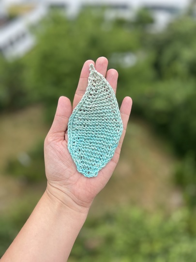 Strickversion Träne der Solidarität