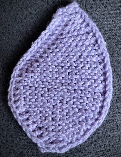 Strickversion Träne der Solidarität