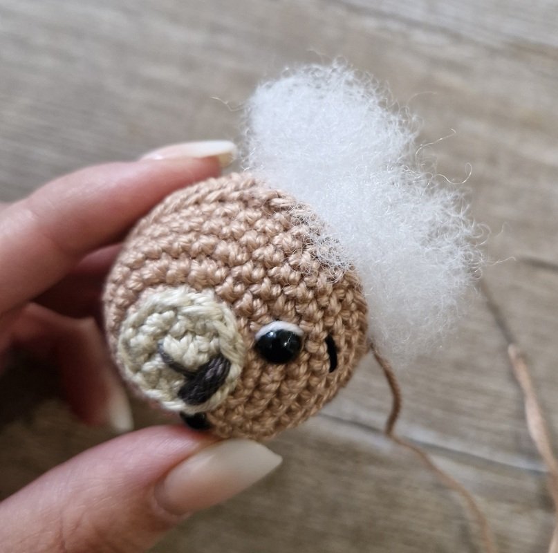 PDF Häkelanleitung Bärchen Schlüsselanhänger / Taschenbaumler Amigurumi