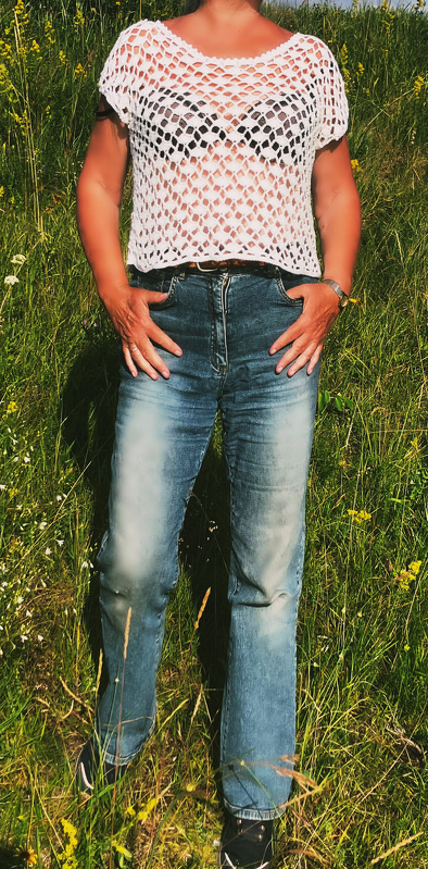 Luftig und leichtes Sommer-Shirt - Häkelanleitung - Bild 7