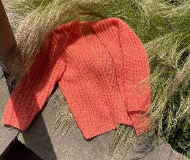 Verschlusslose Mohairjacke Daria 36/38 40/42 44/46