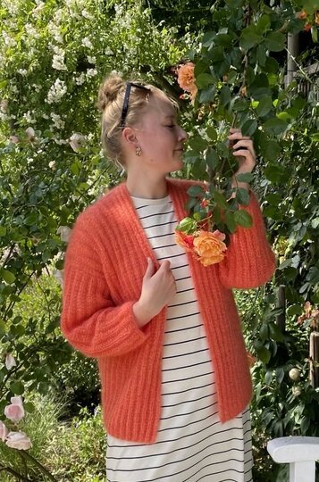 Verschlusslose Mohairjacke Daria 36/38 40/42 44/46