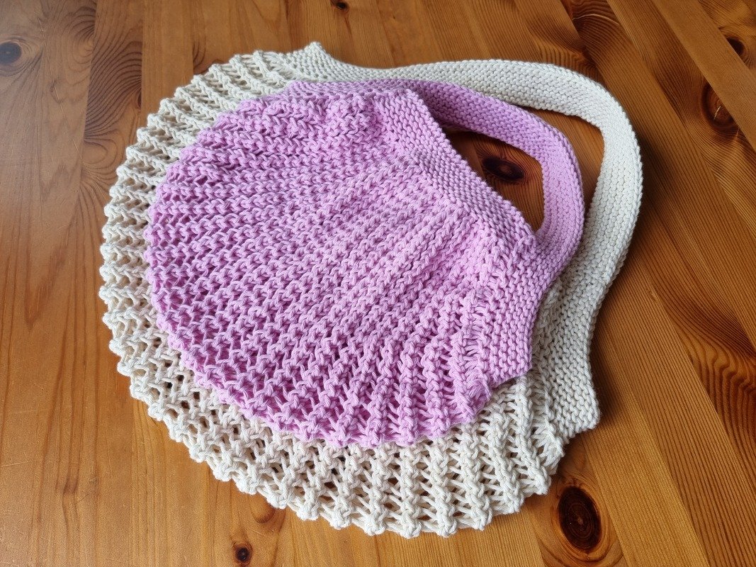 "Herzensfaden" Tasche, Shopper stricken PDF-Anleitung