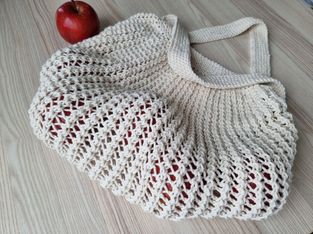 "Herzensfaden" Tasche, Shopper stricken PDF-Anleitung - Bild 2