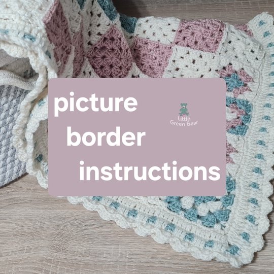 Soft Posy Baby Blanket Crochet Pattern (English)