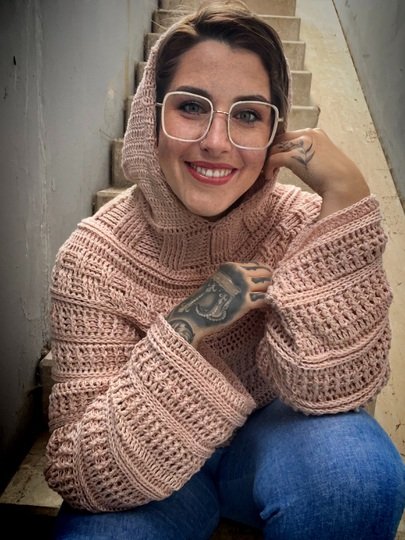 Häkelanleitung Hoodie "ROSEGOLD"