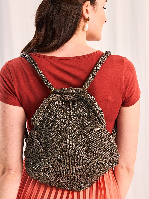 RUCKSACK BACK PACK, gestrickt - Bild 5