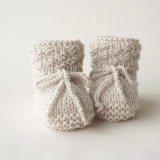 PDF Strickanleitung Babyschuhe gestrickt E-Book Stricken Strickschuhe Baby