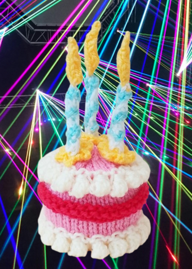 TeaCosyFolk's Happy Birthday Cake Chocolate Orange Cosy Knitting Pattern