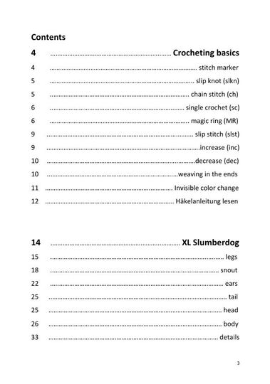 Häkelanleitung XL Schlummerhund