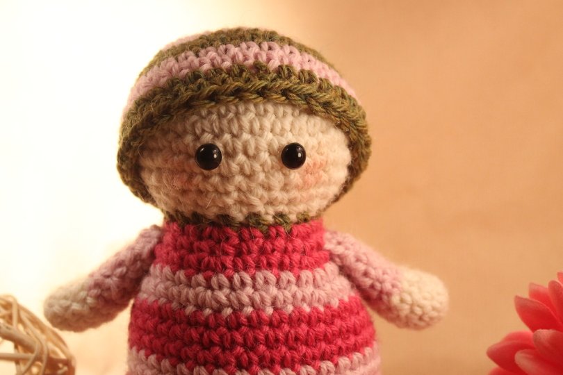 Häkelanleitung Amigurumi "KNUDDELPÜPPI"