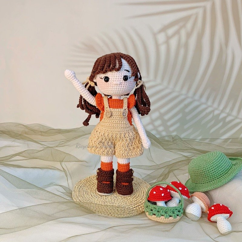 Crochet Doll Pattern (10inches doll) | Sunny the doll | Amigurumi Doll - Image 10