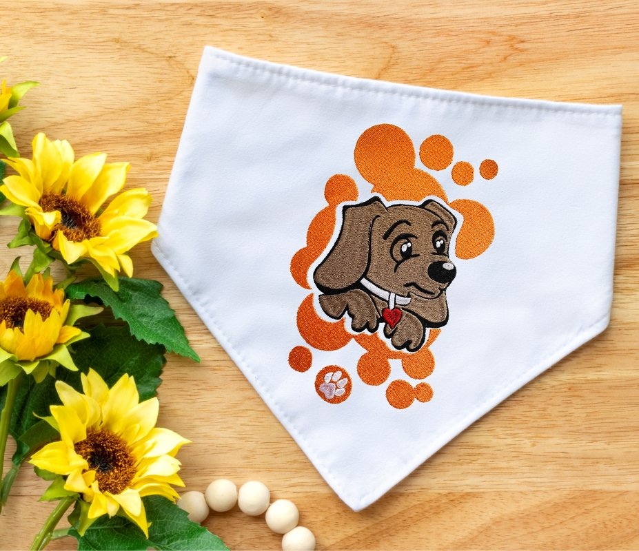 Stickdatei Hund Strolch in 6 Größen, Maschinenstickdatei - Bild 7