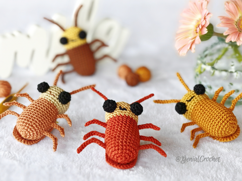 Pesky Cockroach Amigurumi  — Easy Crochet Bug Pattern