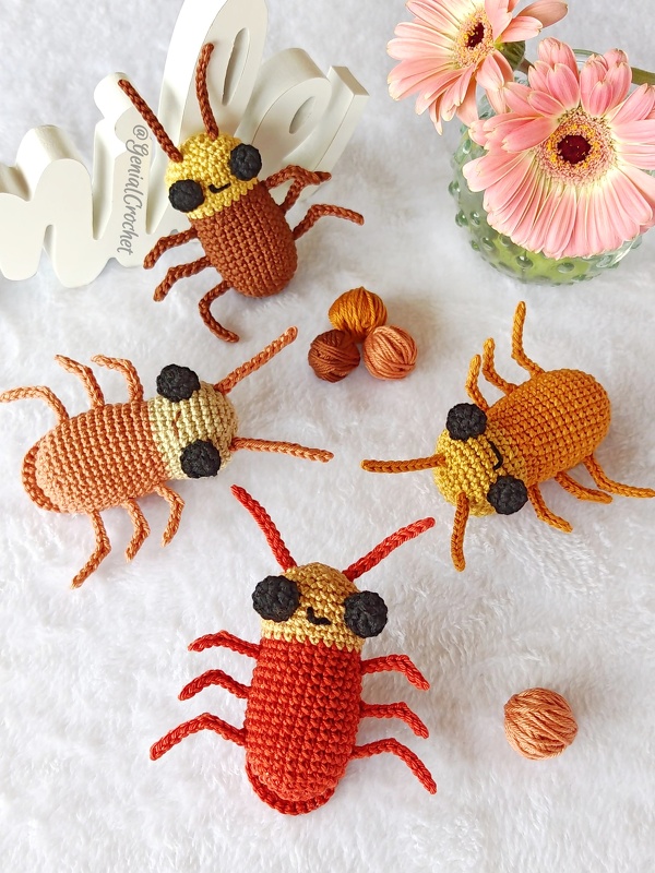 Pesky Cockroach Amigurumi  — Easy Crochet Bug Pattern - Image 4