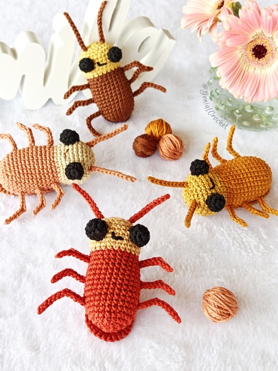 Pesky Cockroach Amigurumi  — Easy Crochet Bug Pattern