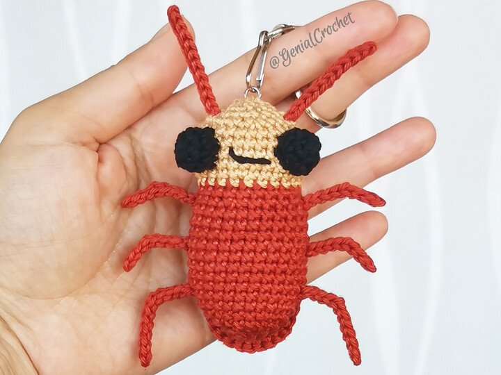 Pesky Cockroach Amigurumi  — Easy Crochet Bug Pattern