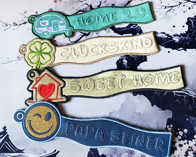 Stickdatei 3D-Anhänger LIEBLINGSMENSCH, Maschinenstickdatei