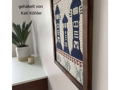 Häkelanleitung Mosaik Tischläufer "Maritim", Anfänger geeignet