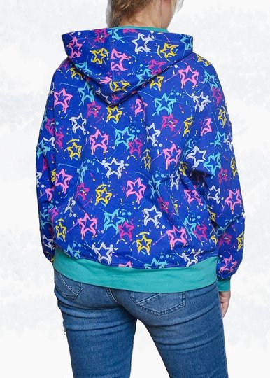 Mara - Oversize Sweater & Hoodie mit Fledermausärmeln, Gr. 34–50