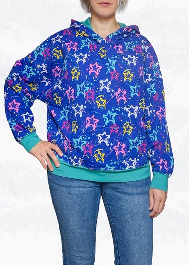 Mara - Oversize Sweater & Hoodie mit Fledermausärmeln, Gr. 34–50