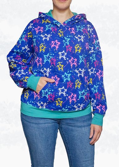 Mara - Oversize Sweater & Hoodie mit Fledermausärmeln, Gr. 34–50